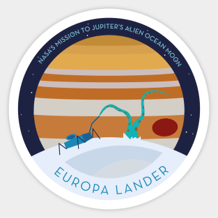 Europa Lander, Jupiter s Alien Ocean Moon Sticker